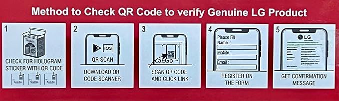 LG Washing Machine ScaLGo 5-Pack Tub Cleaner Powder (Top Load/Front Load)